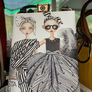 2 Girl Art Clutch